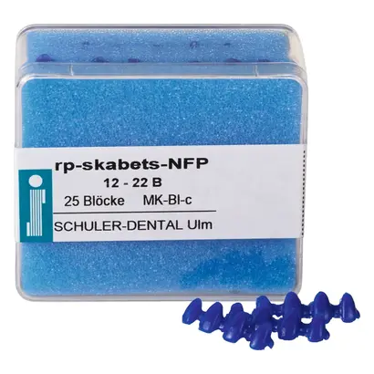 SCHULER-DENTAL MK Blöcke circulär MK-BL-c - Nachfüllpackung 25 Stück 12-22 B