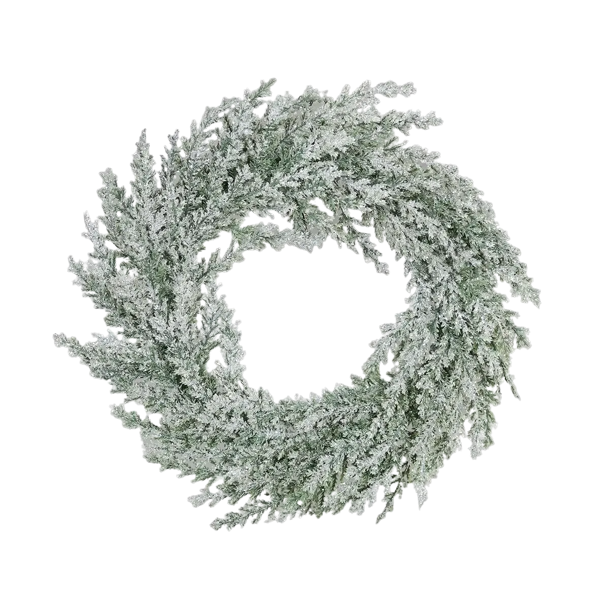 Künstlicher Zypressen Kranz - Clementine | 30 cm, beeist
