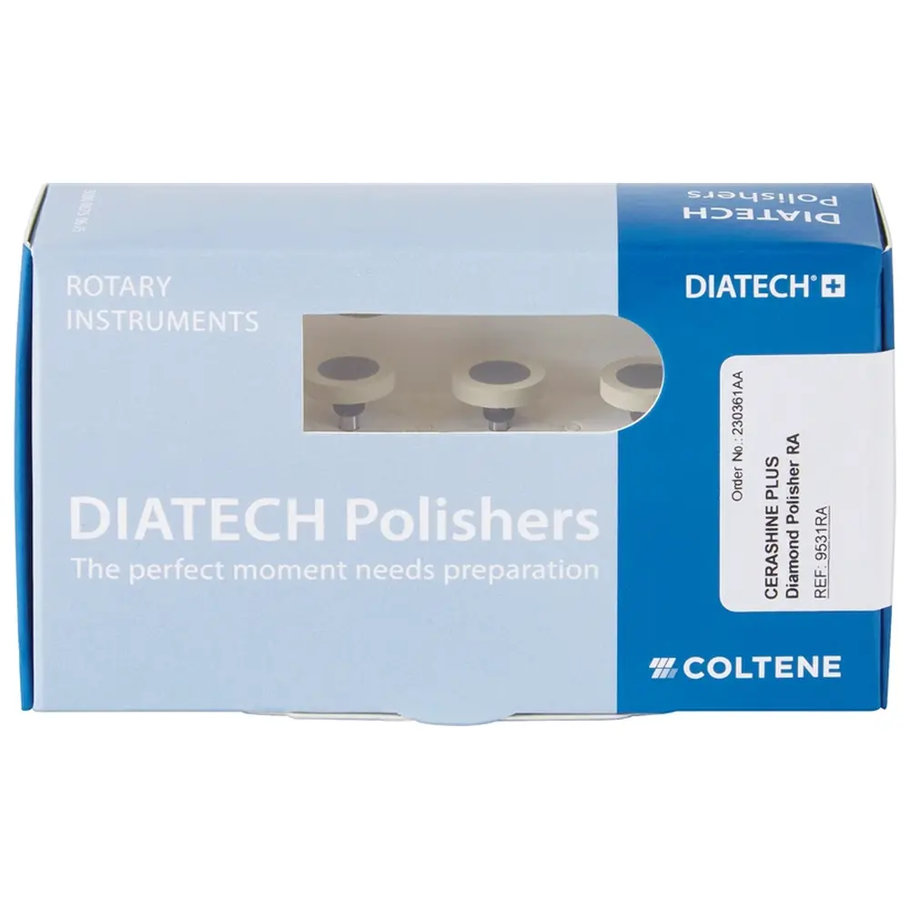 COLTENE DIATECH CERASHINE PLUS - Packung 10 Stück RA, Figur 372 Scheibe, 2 mm, ISO 110