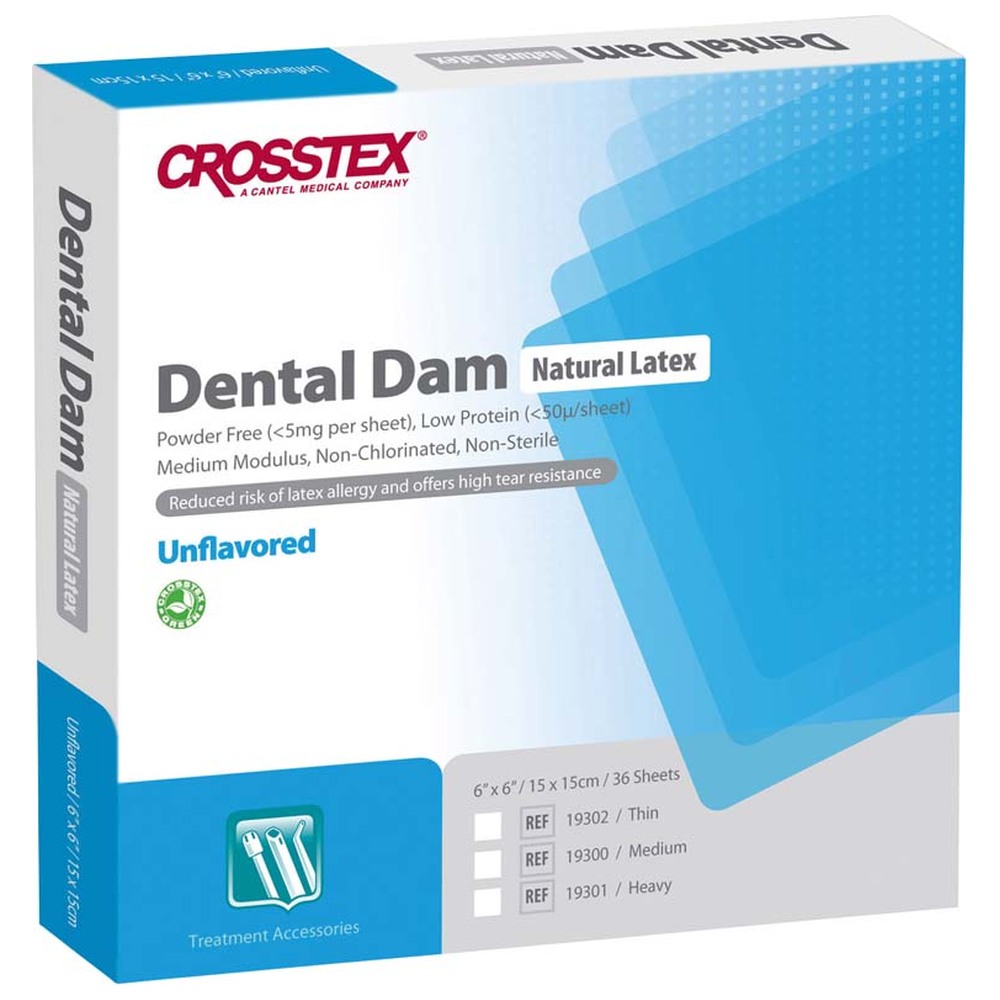 Omnia Dental Dam - Packung 36 Blatt 15 x 15 cm, medium, Stärke 0,18 mm Omnia Dental Dam - Packung 36 Blatt 15 x 15 cm, medium, Stärke 0,18 mm