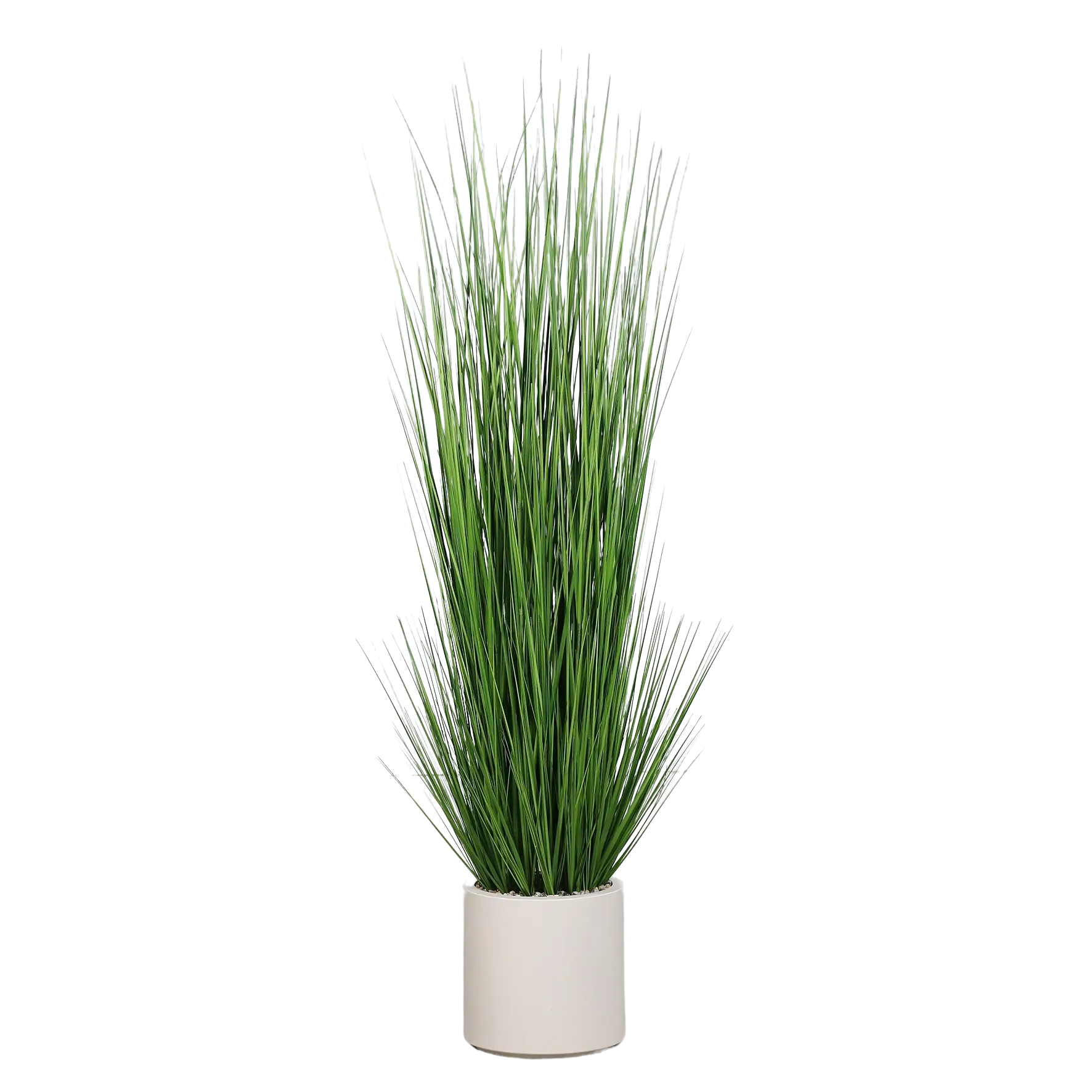 Künstliches Gras - Ozan | 200 cm | im sandfarbenen Topf