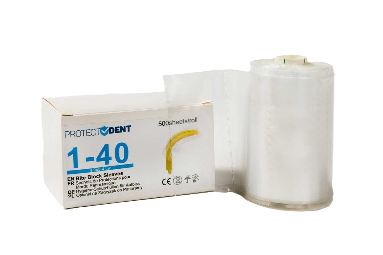 Hygieneschutzhüllen für Aufbiss 4 x 8,4cm auf der Rolle Hygieneschutzhüllen für Aufbiss 4 x 8,4cm auf der Rolle