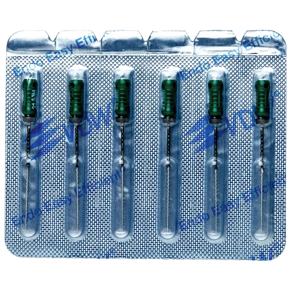 VDW STERILE Hedstroem Feilen - Blisterpackung 6 Stück 31 mm ISO 035