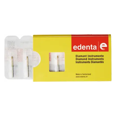 Edenta DIACUT V856 - Packung 5 Stück grün grob, FG, Figur 198 Konus rund, 8 mm, ISO 014