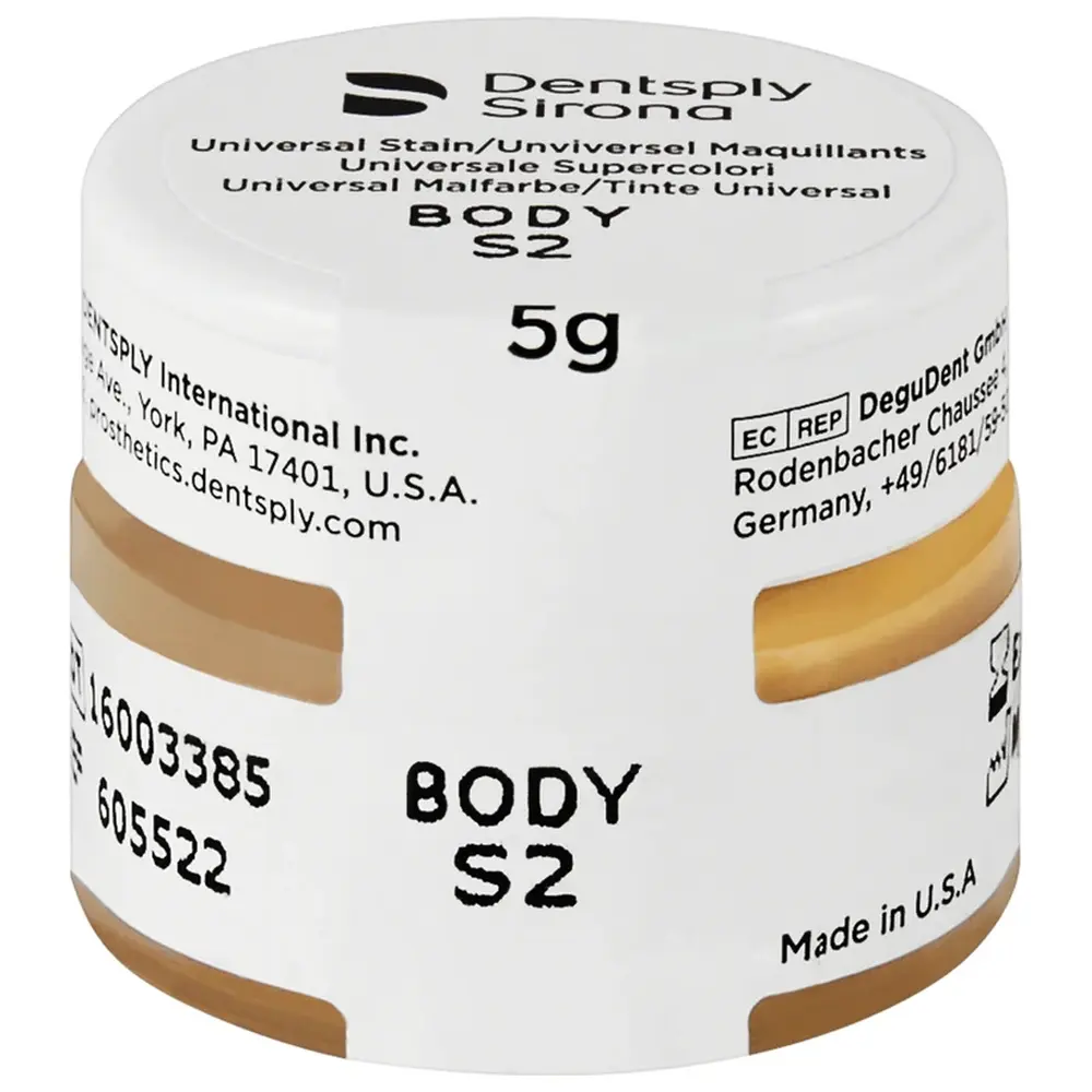 Dentsply Sirona DS® universal Malfarben - Packung 5 g body stain S2