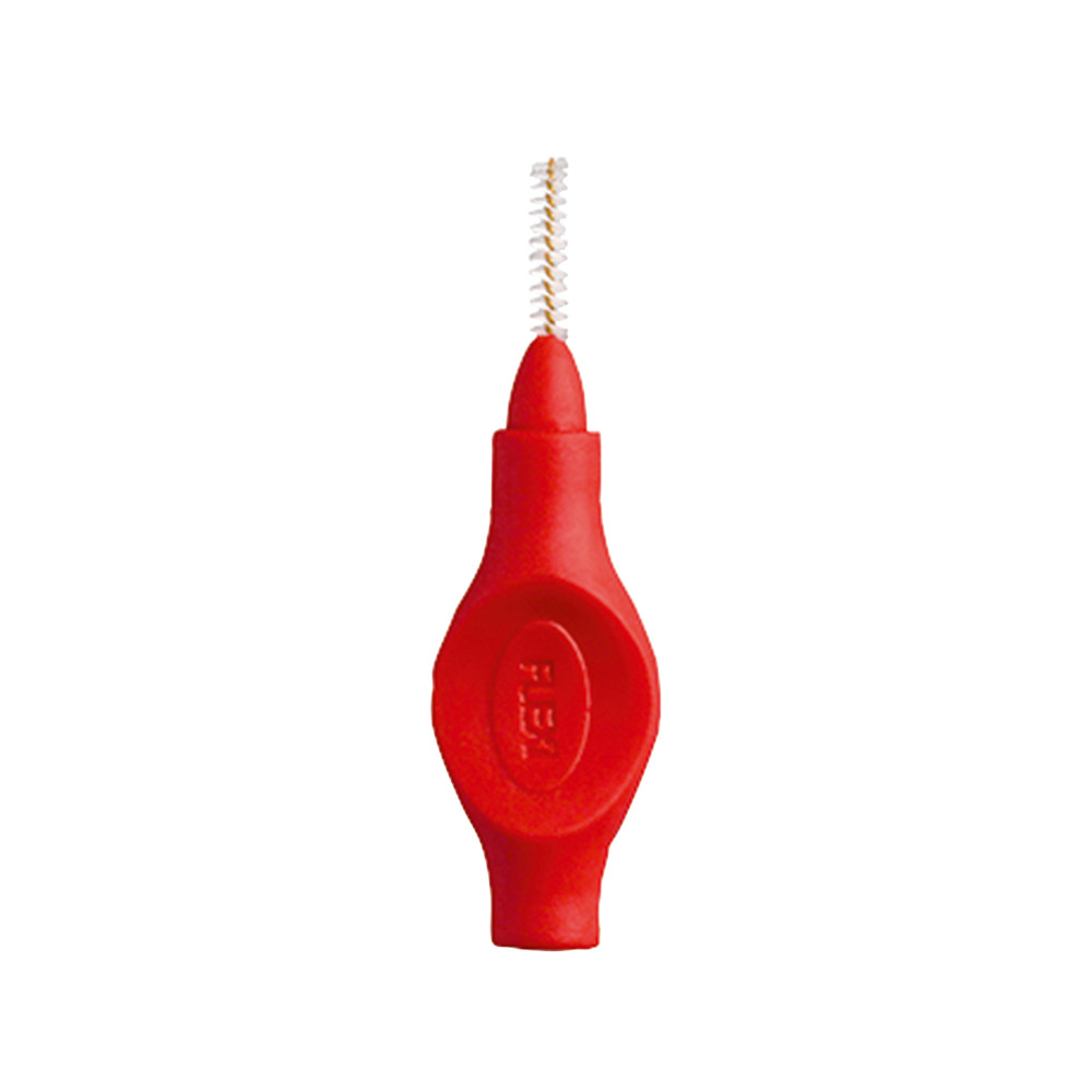 Interd.Bürste Flexi rot 0,9 6St