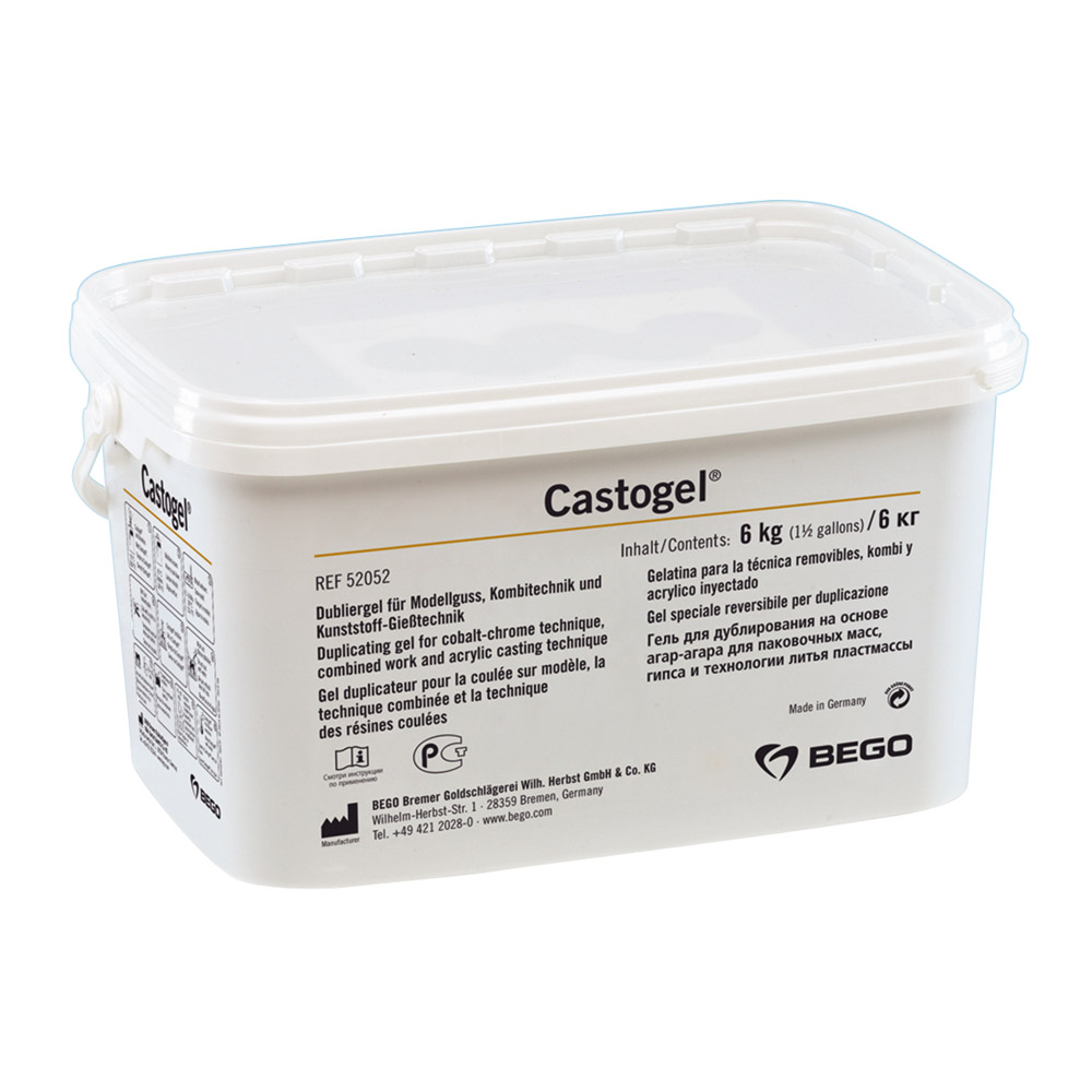Bego Bremer Goldschläger Wilh. Herbst & Co Castogel Doubliermasse 6kg
