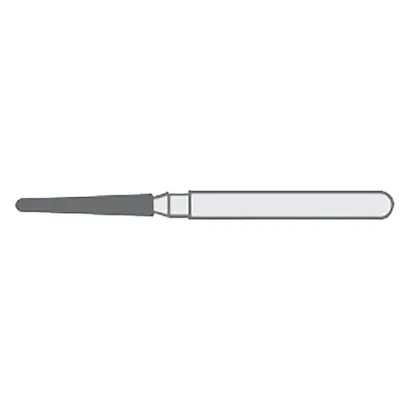 INTENSIV SA Diamanten 855 - Packung 6 Stück Standard FG, Figur 197 Konus rund, normal, 7 mm, ISO 012