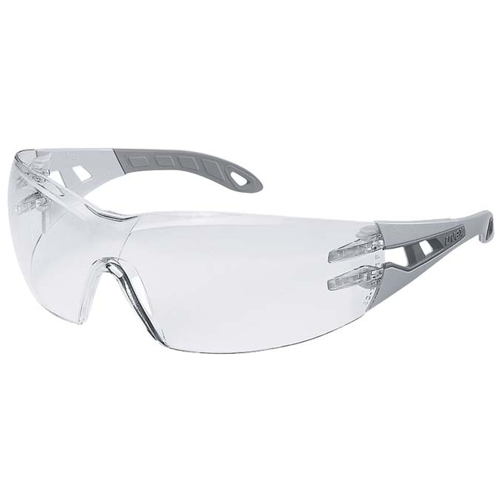 Hager & Werken Hager iSpec® Pure Fit - Stück Brille, Fassung hellgrau/grau, Scheibe farblos Hager & Werken Hager iSpec® Pure Fit - Stück Brille, Fassung hellgrau/grau, Scheibe farblos