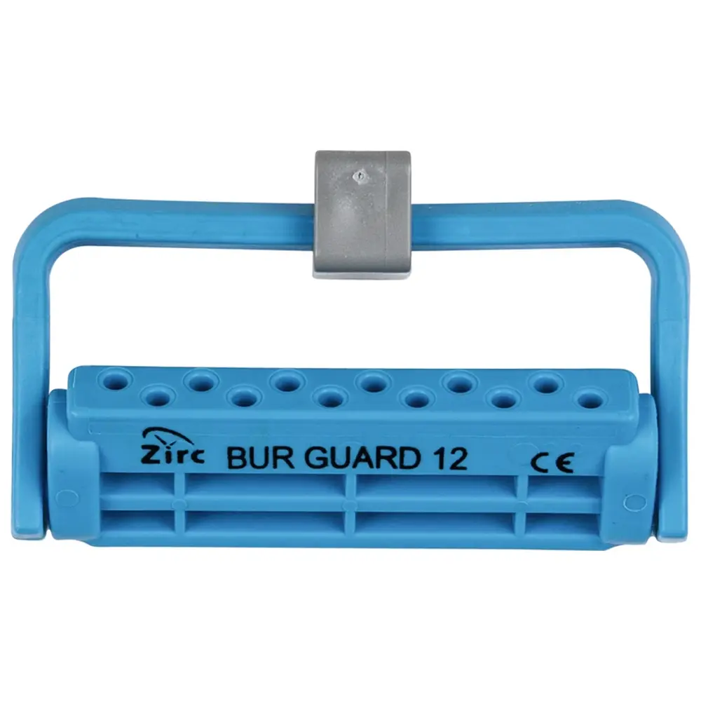 Medicom Steri-Bur Guards - Stück für 12 Instrumente, neonblau, 7,3 x 3,9 x 1 cm