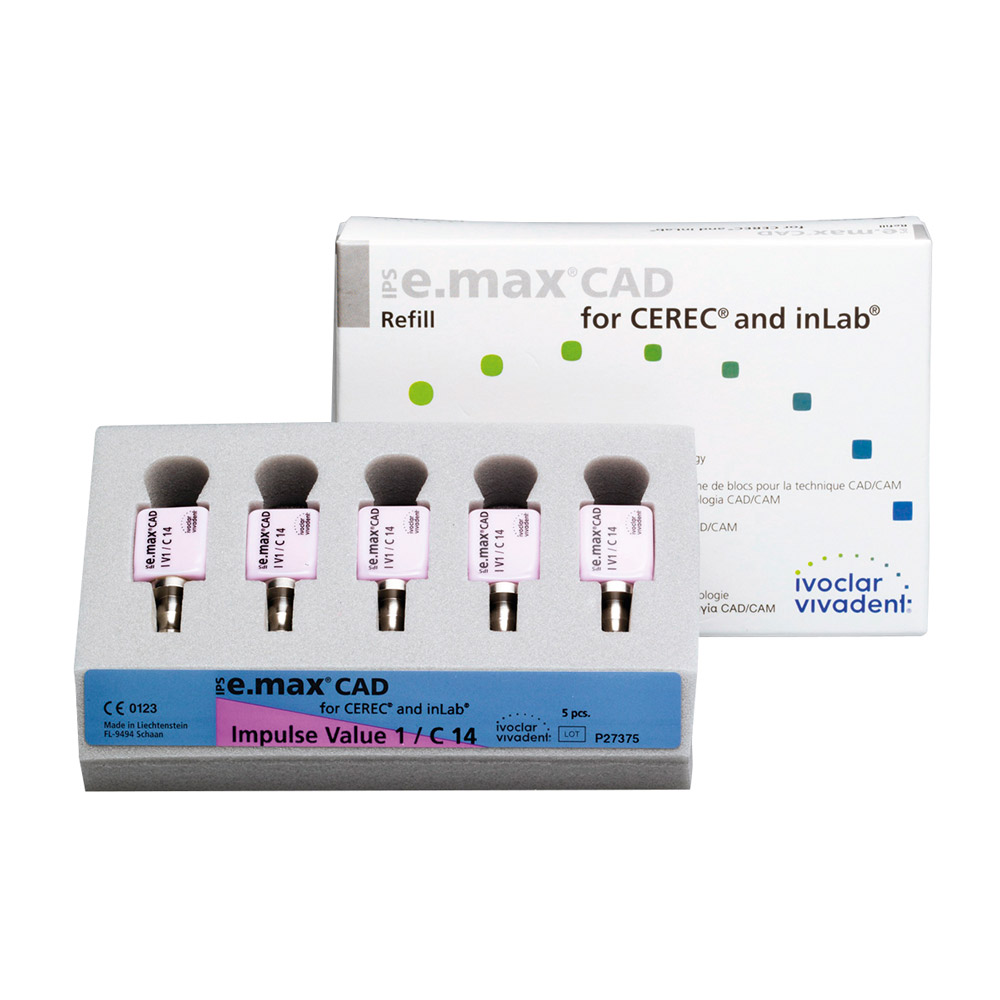 IPS e.max CAD Cer/inLab Im.O2C14 5St