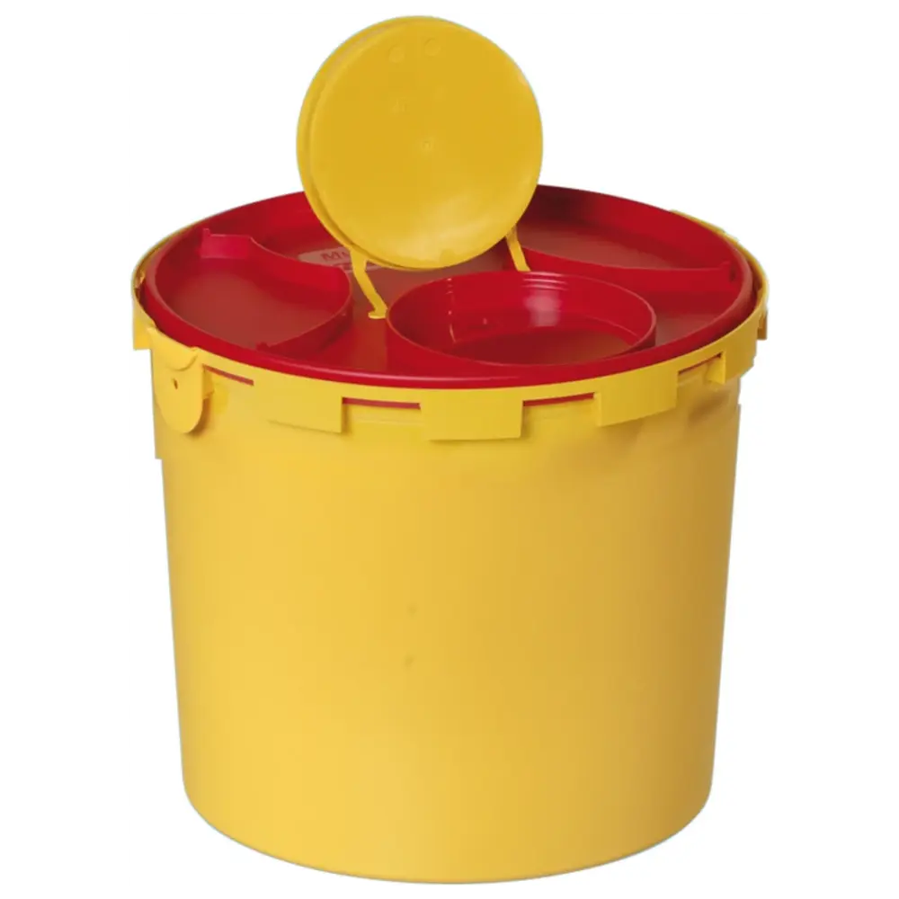Sarstedt Multi-Safe medi - Stück 6 Liter rund, gelb, 195 mm