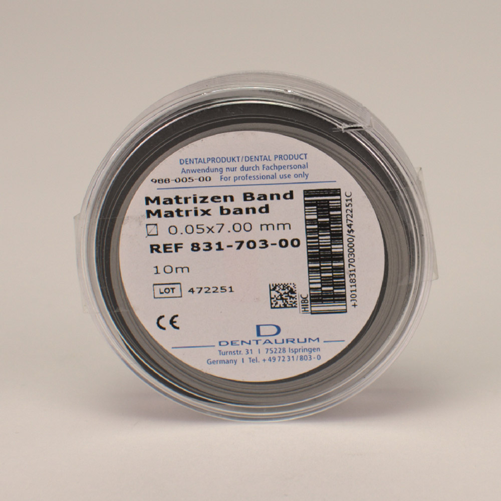 Matrizenband 0,05 X 7,0 mm 10m