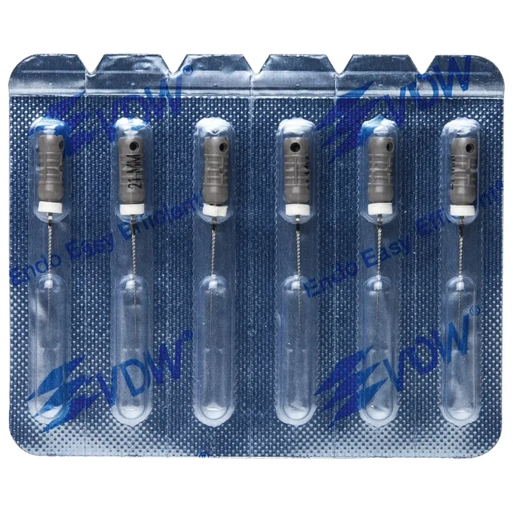 VDW STERILE K-Feilen - Blisterpackung 6 Stück 21 mm ISO 008