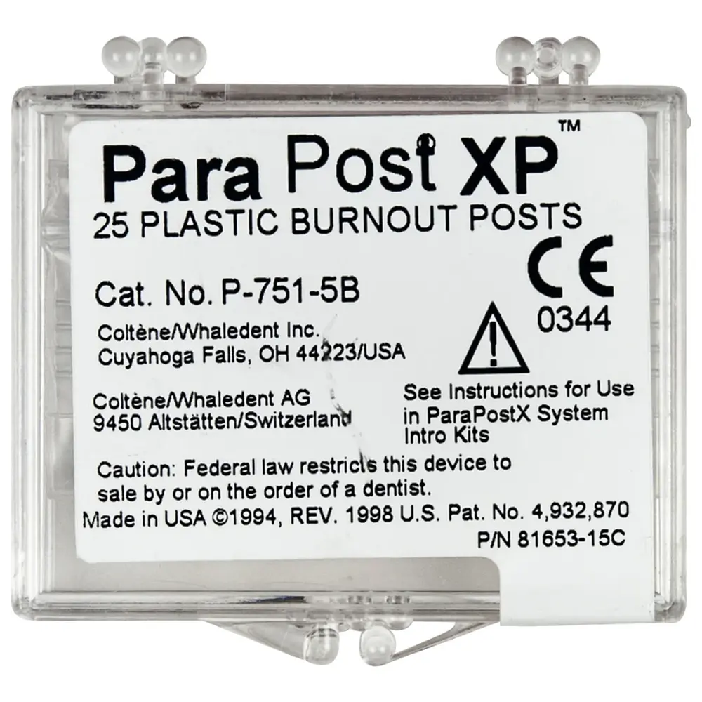 COLTENE ParaPost® XP™ Ausbrennstifte - Bulkpackung 25 Stück Ø 1,25 mm