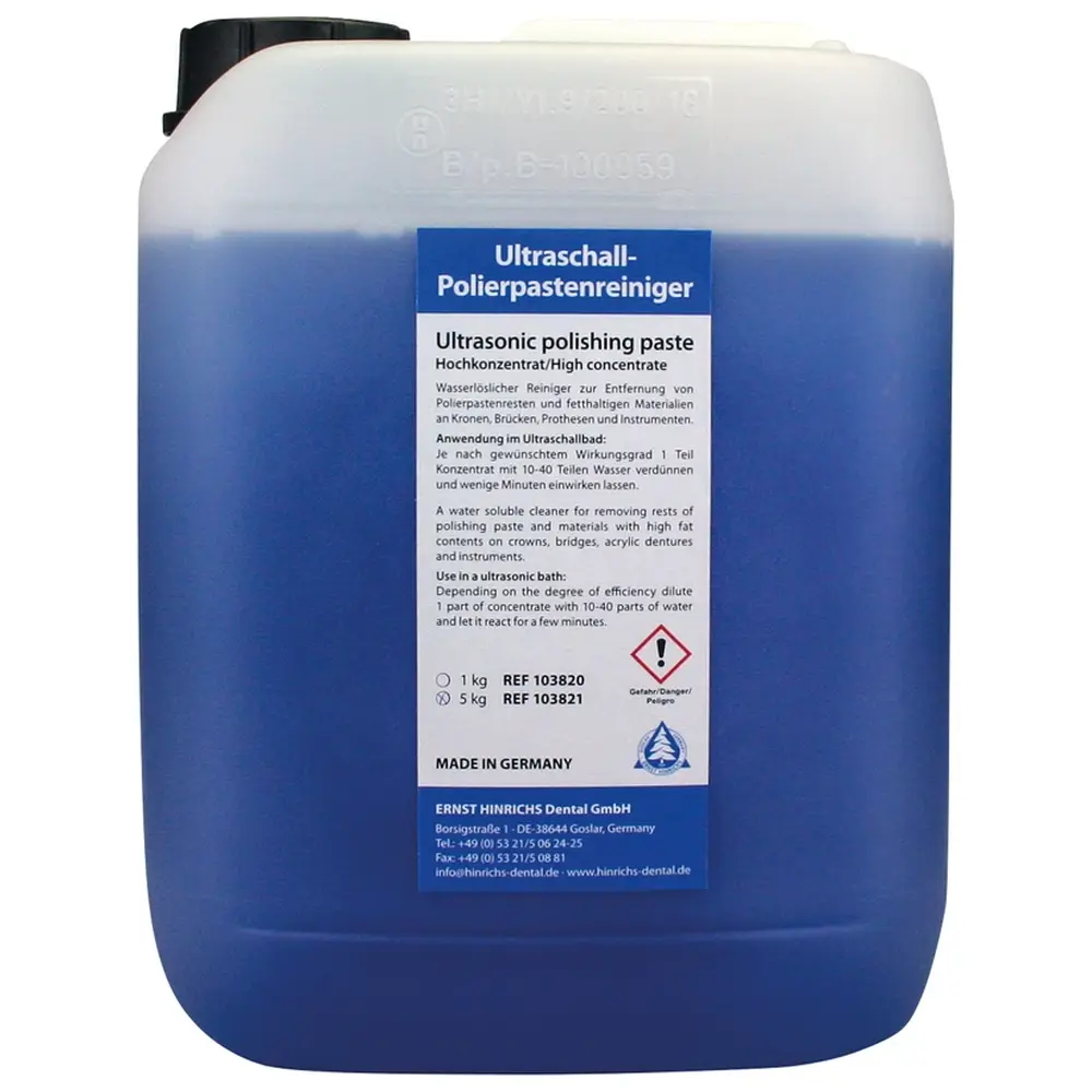 ERNST HINRICHS Ultraschall-Polierpastenreiniger - Kanister 5 kg