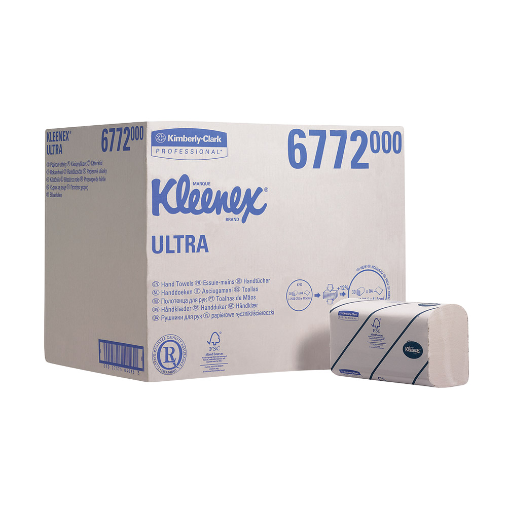 Kleenex ultra weiß 2Lg 21,5x41,5 2820St