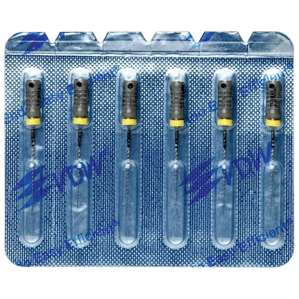 VDW STERILE K-Bohrer - Blisterpackung 6 Stück 25 mm ISO 008