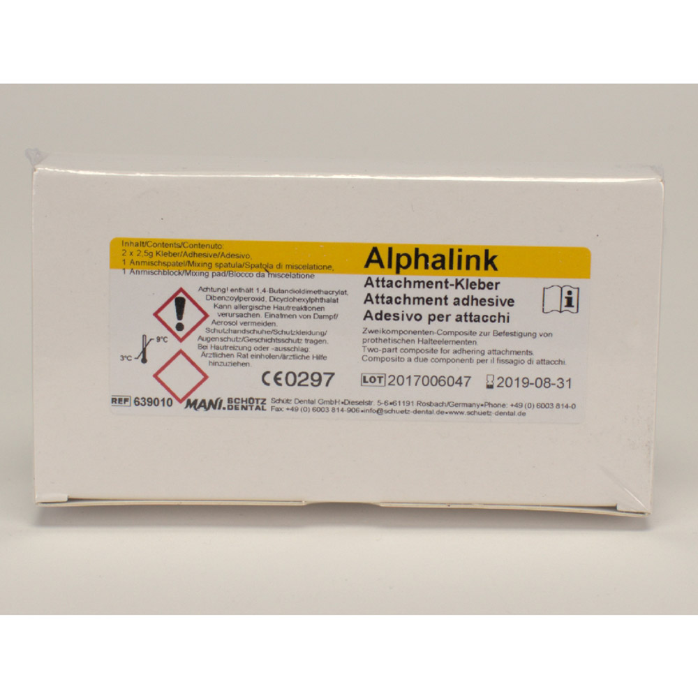 Alphalink Attachment Kleb. gold Set