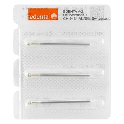Edenta Chirurgie Knochenfräser HM C141AC - Packung 3 Stück HP, Figur 001, ISO 035