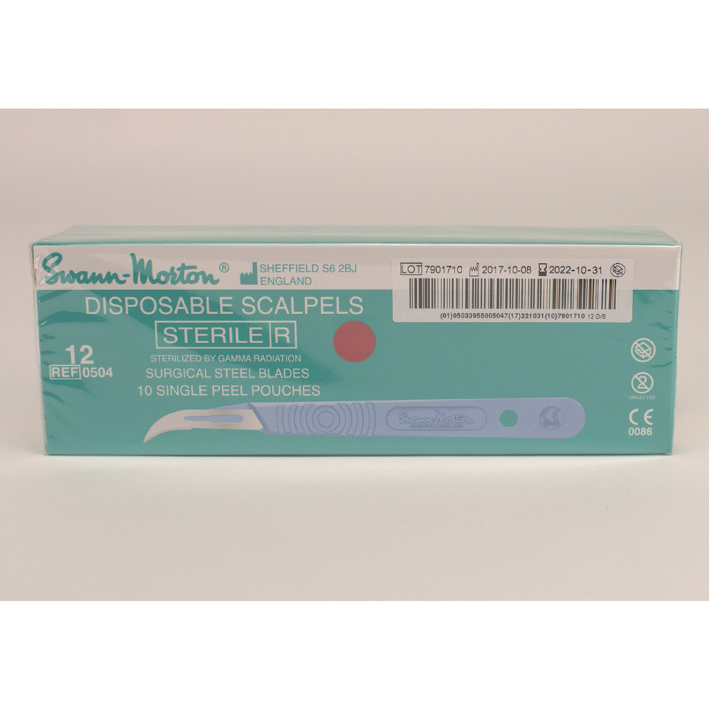 GX222779_Einmalskalpell_Swann_Morton_Nr12_steril Einmalskalpell Swann Morton Nr.12 steril