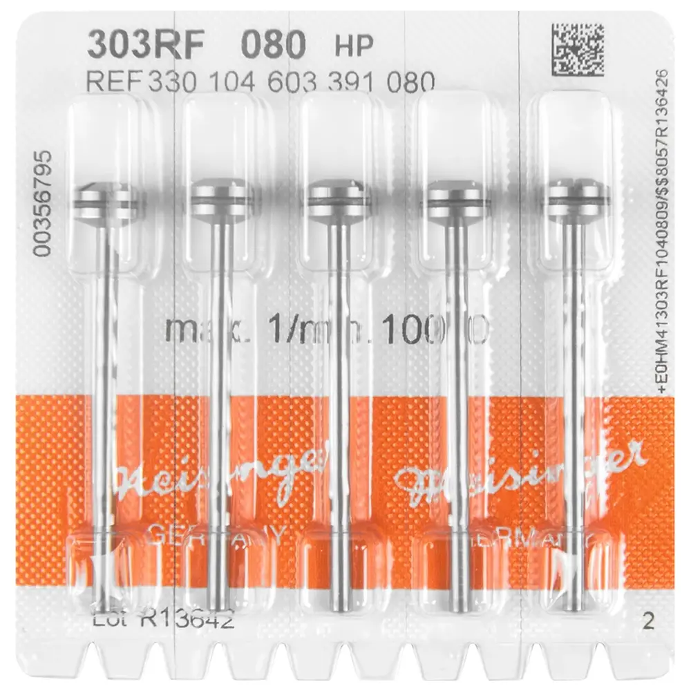 Hager & Meisinger Mandrelle 303RF - Packung 5 Stück HP, ISO 080
