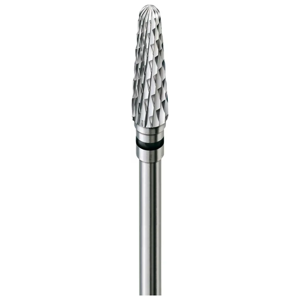 Edenta HM-Fräser Schliff 26 - Stück Titanverzahnung, schwarz grob, HP, Figur 194, 13,5 mm, ISO 040