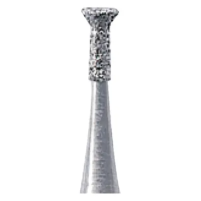 Edenta Diamanten 809 - Packung 3 Stück Standard, HP, Figur 019 umgekehrter Kegel mit Ansatz, 3,5 mm, ISO 023