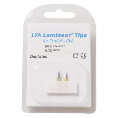 Dentatus AB DEN PROFIN Finierspitze 50 micron gelb eins.dia.angsch. Pa 2