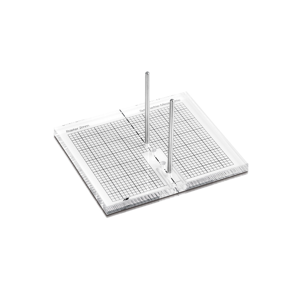 SCHEU-DENTAL Symmetrie-Messplatte - Stück Stärke 6 mm SCHEU-DENTAL Symmetrie-Messplatte - Stück Stärke 6 mm