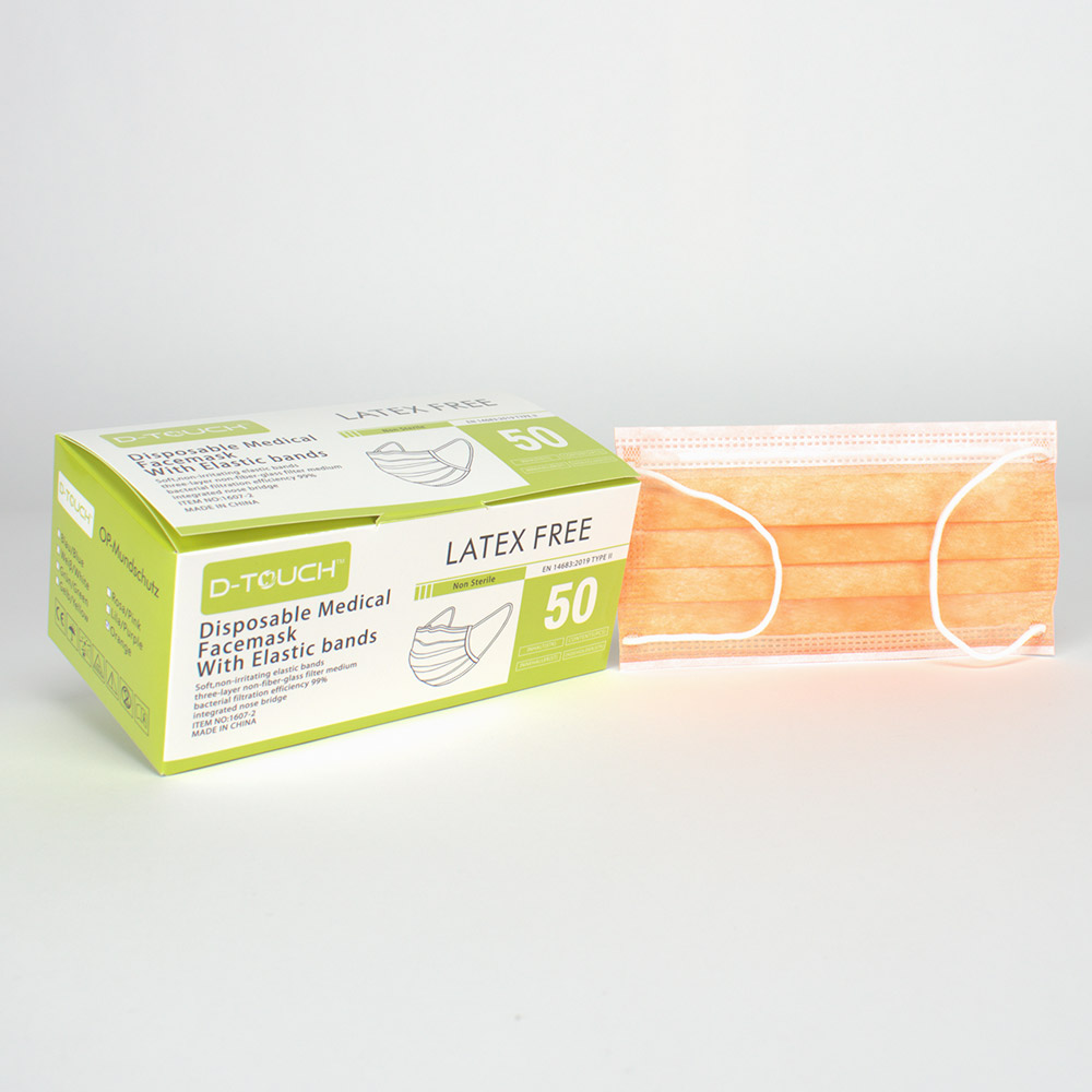 GX227172_dtouch_Mundschutz_orange_latexfrei_50St d-touch Mundschutz orange latexfrei 50St
