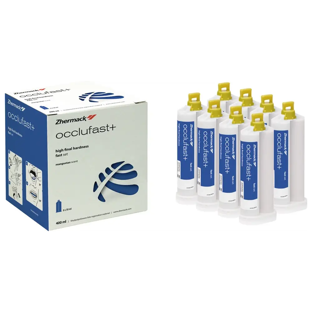 Zhermack Occlufast+ - Großpackung 8 x 50 ml Doppelkartusche