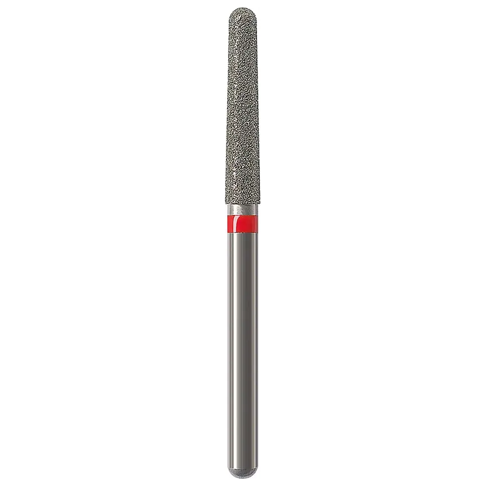 Edenta Diamanten 850 - Packung 5 Stück rot fein, FG, Figur 199 Konus rund, 10 mm, ISO 018