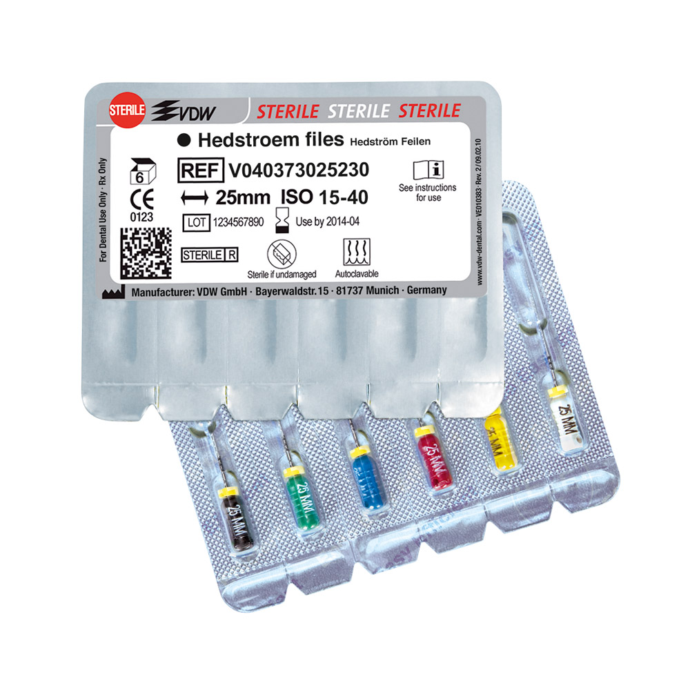 Hedströmfeilen 73/ 60 25mm steril 6St