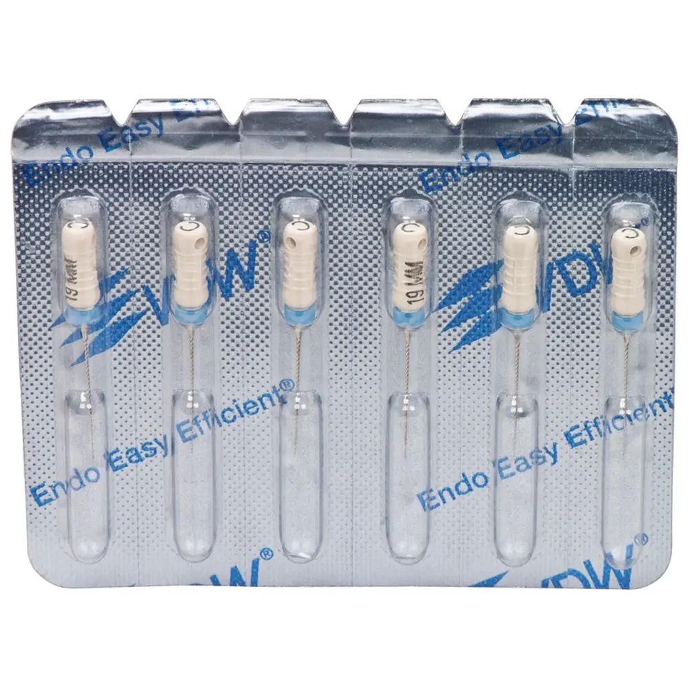 VDW STERILE C-PILOT® Feilen - Blisterpackung 6 Stück 19 mm ISO 015