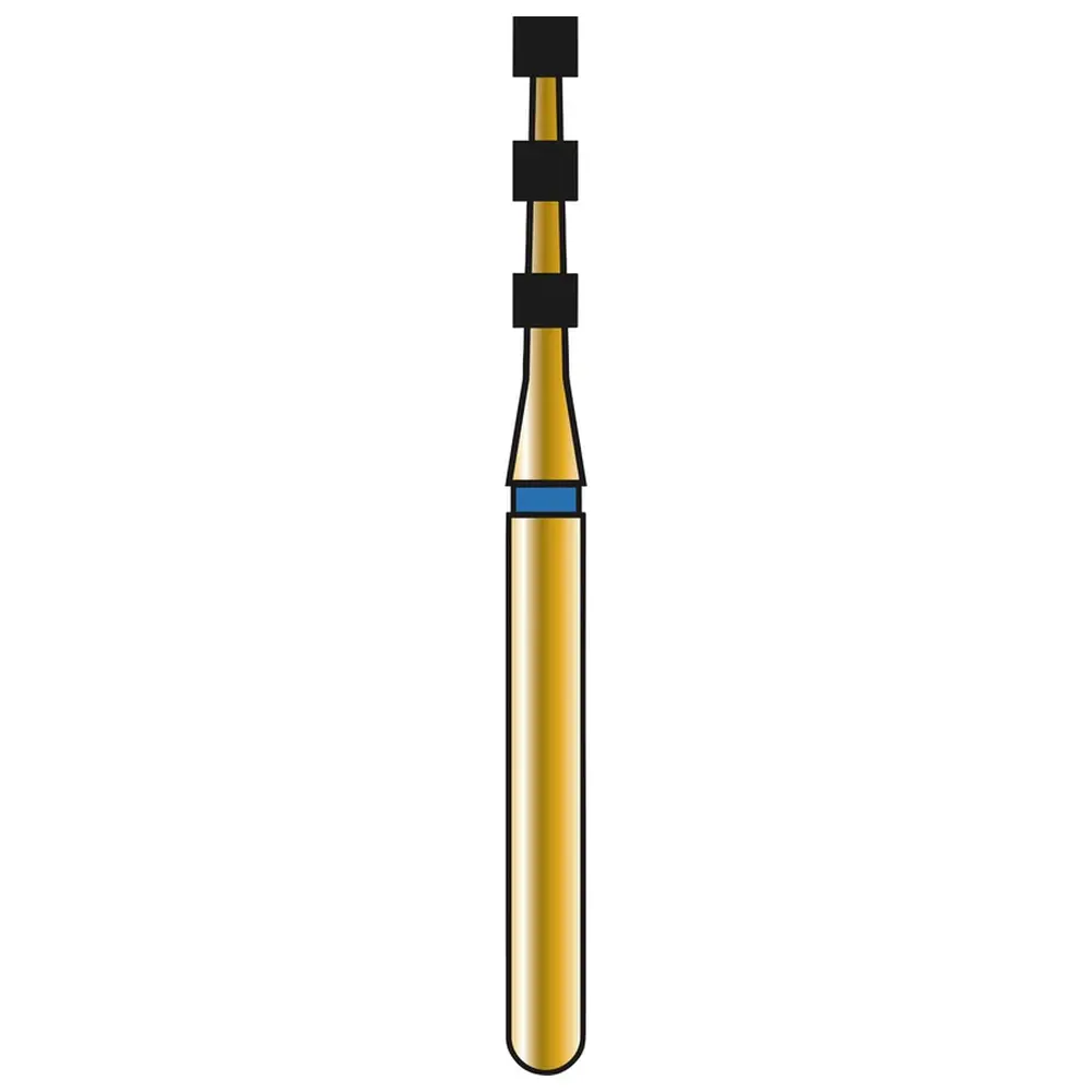 COLTENE DIATECH Diamanten G834 - Packung 5 Stück blau mittel (M), FG, Figur 552 Tiefenmarkierer, 6,8 mm, ISO 016