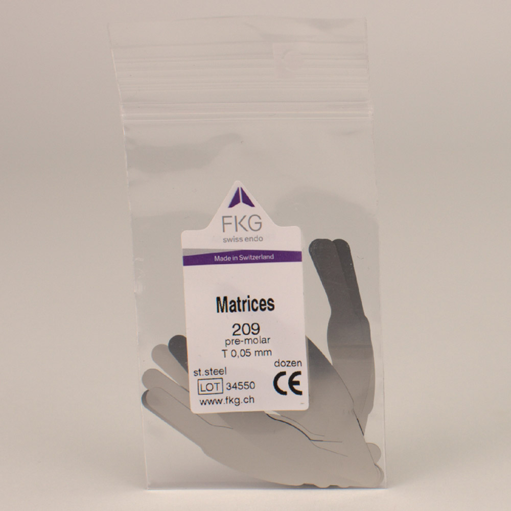 Matrizen FKG 209T Stahl 0,05 Dtz