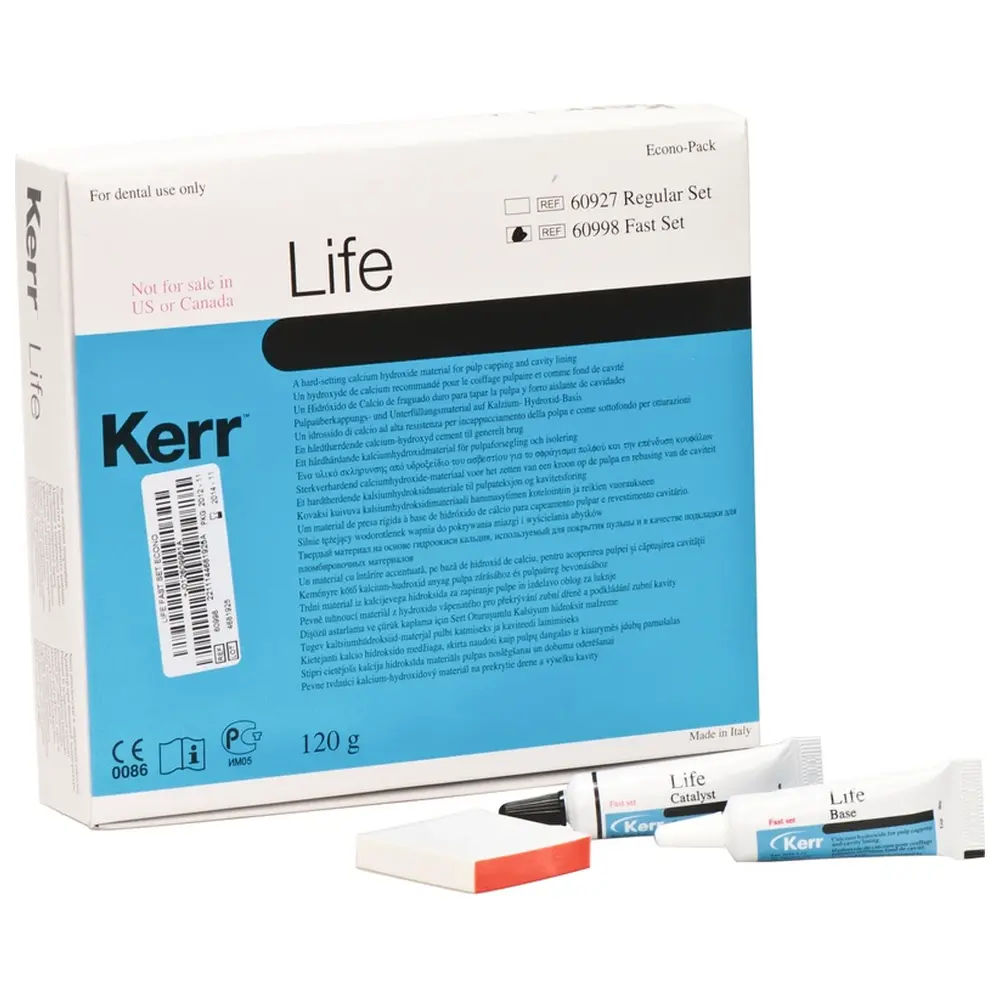 Kerr Life - Packung 5 x 12 g Basis- und Katalysatorpaste fast, 1 Anmischblock