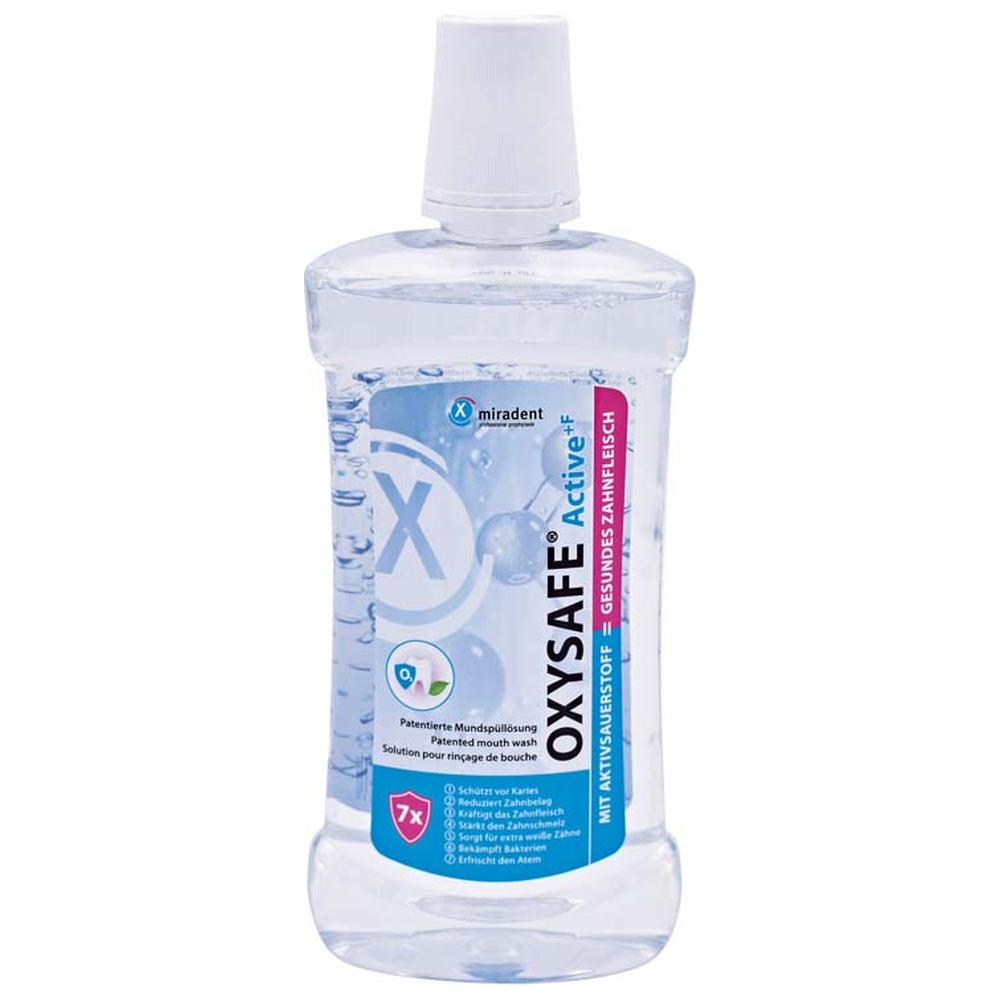 Hager & Werken OXYSAFE® Active +F - Flasche 500 ml Mundspülung