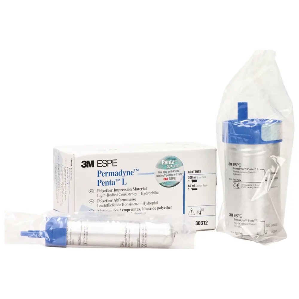 Solventum Dental Solutions Permadyne™ - Refill Packung 300 ml Basispaste, 60 ml Katalysator, Penta L