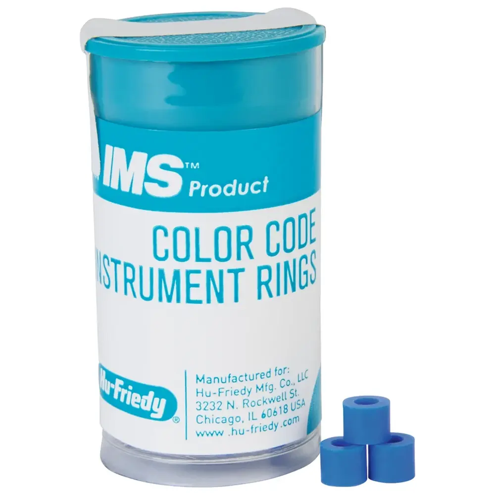 Hu-Friedy IMS Farbkodierungsringe mini - Packung 50 Stück IMS-1288 , blau