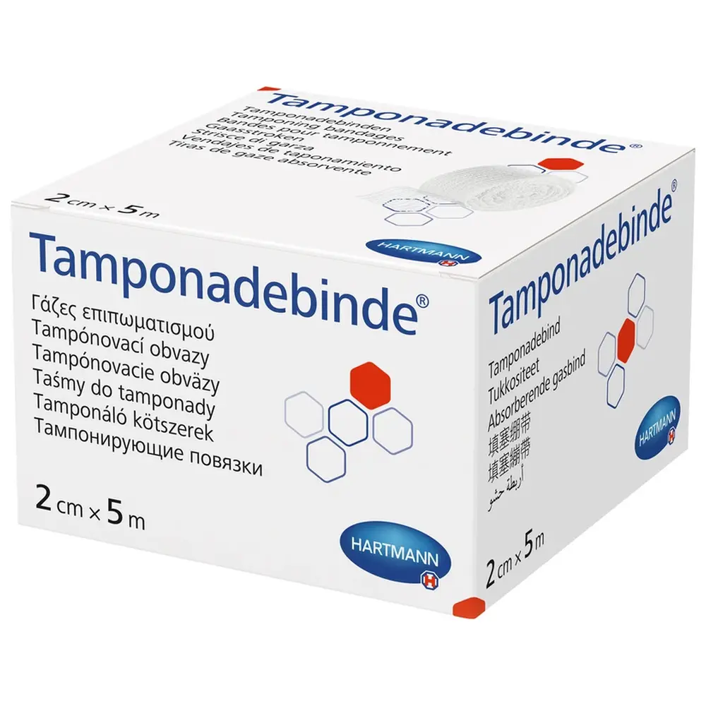 HARTMANN Tamponadebinde - Packung 5 m lang, 2 cm breit