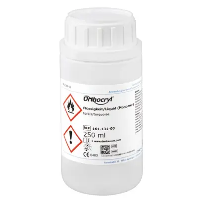 Dentaurum GmbH & Co. KG Orthocryl Flüssigkeit türkis Flasche 250ml