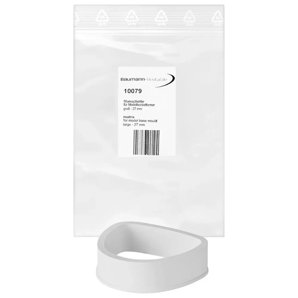 Baumann Dental Gummiringe - Stück Gummiring Größe L, Höhe 27 mm