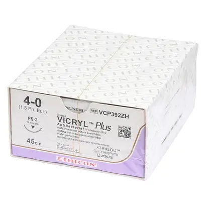 Ethicon Inc. VICRYL plus viol.45cm 4-0 FS2 gefl.Stärke 1,5 Pa 36