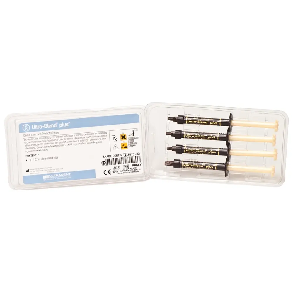 Ultradent Products Ultra-Blend™ plus - Packung 4 x 1,2 ml Spritze dentin
