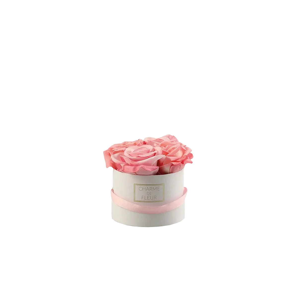 Künstliche Rosen Geschenkbox - Charme de Fleur | 12 cm