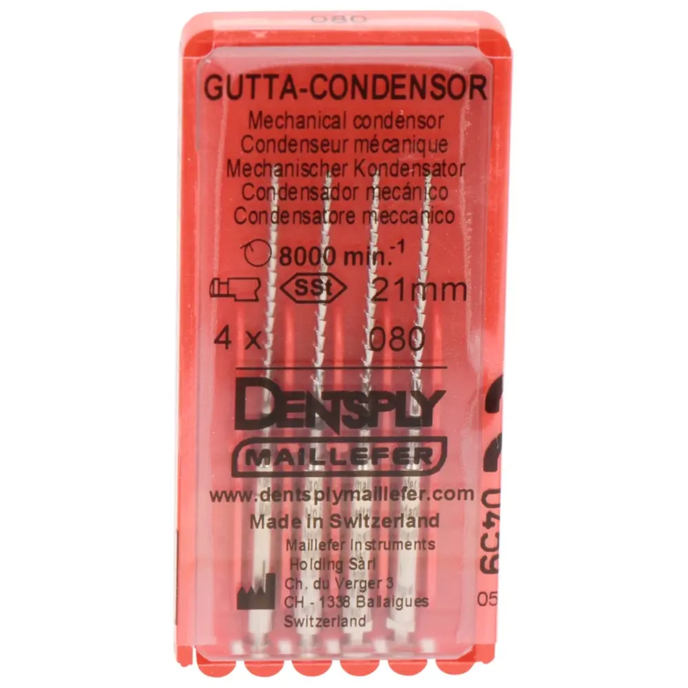 Dentsply Sirona Gutta-Condensor - Packung 4 Stück 21 mm, ISO 080