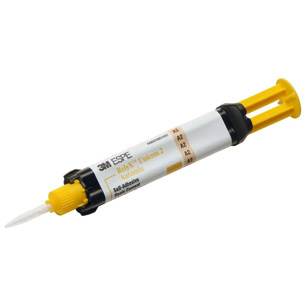 Solventum Dental Solutions RelyX™ Unicem 2 Automix - Packung 8,5 g Automix-Spritze A2 universal, Zubehör