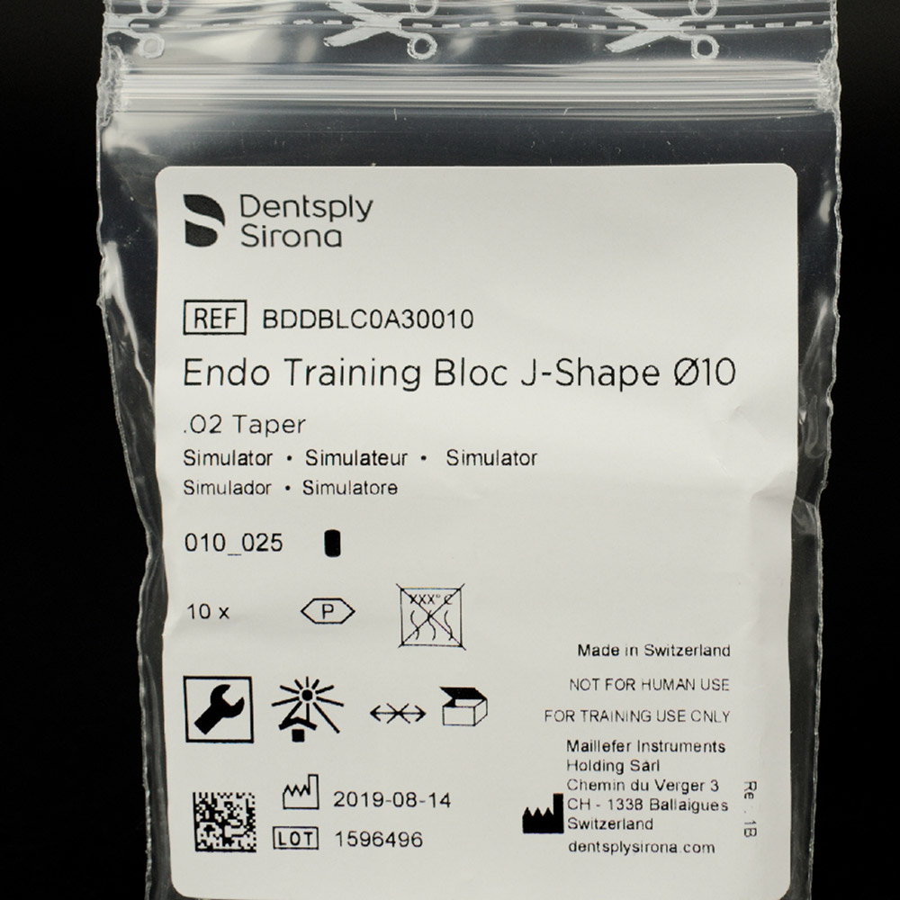 Endo Training Block J-Shape 10DS 10St